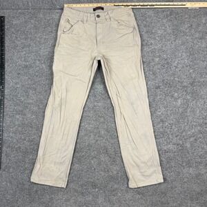 Ridgecut Pants Mens Size‎ 34x32 Tan Canvas Stretch Toughwear Utility Workwear